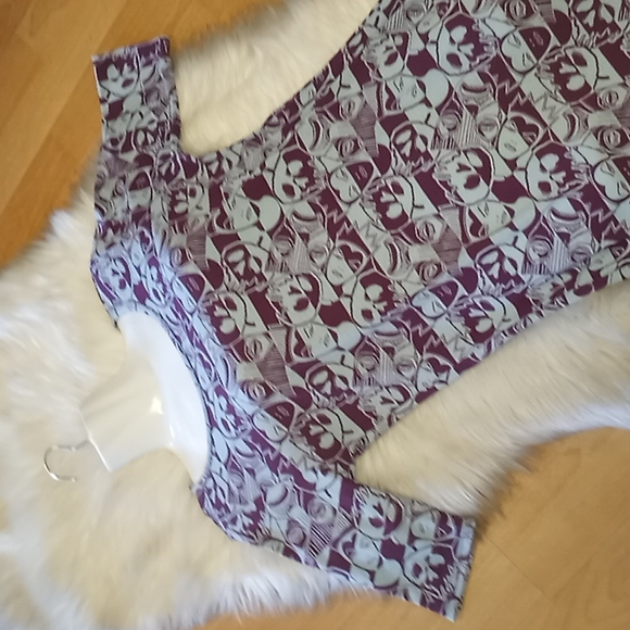 LulaRoe Disney Evil Queen & Apple Julia Dress - Picture 9 of 13